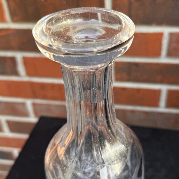 Vintage Waterford Crystal Large Decanter Lismore Pattern with Diamond and Wedge - Picture 6 of 6